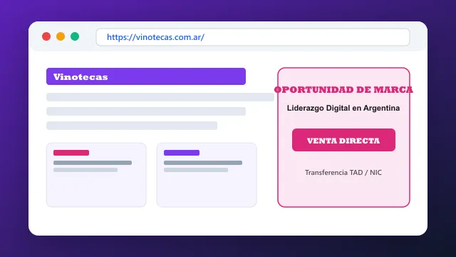 Modelo de aplicación comercial y proyectos digitales para vinotecas.com.ar